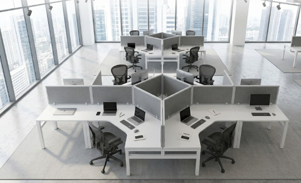 6 Seater Workstation