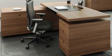 Director Tables with Side Storage