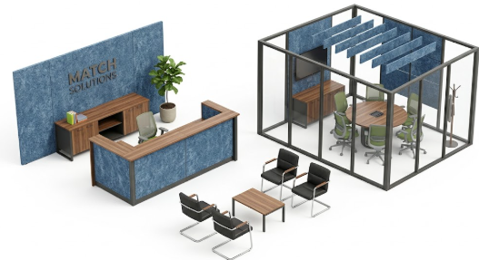 Executive office set Noida - matching furniture