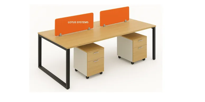 Linear workstations Noida - continuous benching system
