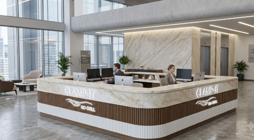 U Shape Reception Counter